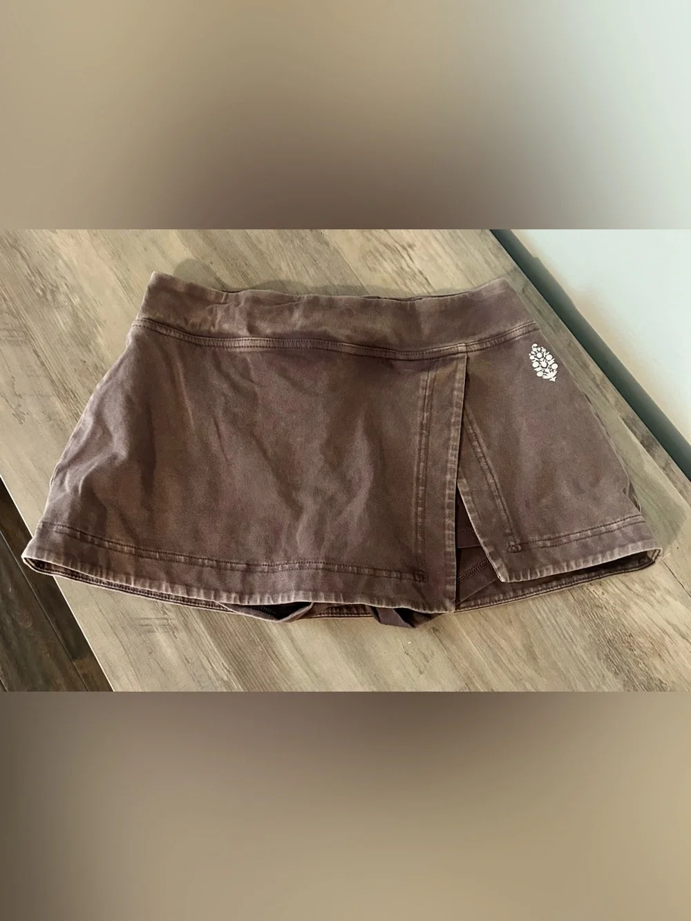 FP Movement by Free People Brown Wrap Skort